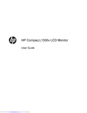 HP Compaq L1506x User Manual