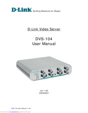 D-Link DVS-104 User Manual