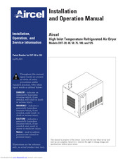 Aircel DHT-20 Installation And Operation Manual