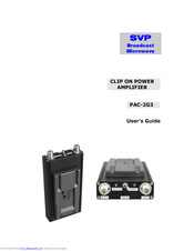 SVP CLIP ON PAC-2G3 User Manual