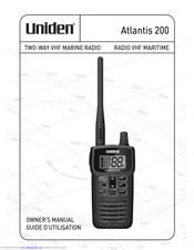 Uniden ATLANTIS 200 Manual D'utilisation