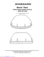 Winegard Movin' View MV-3500 Instructions Manual