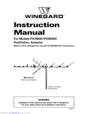 Winegard FreeVision FVHD45C Instruction Manual