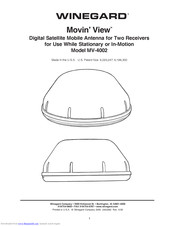 Winegard Movin' View MV-4002 Instructions Manual