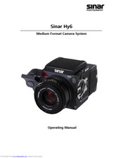 Sinar Medium Format Camera System Hy6 Operating Manual