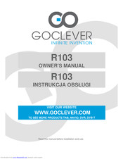GOCLEVER R103 Owner's Manual