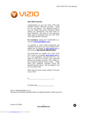 Vizio VP42 User Manual