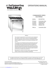 Vulcan-Hart Commander FK Series Operation Manual