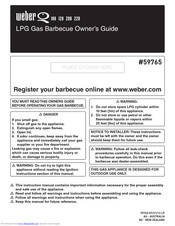 Weber 59765 Owner's Manual