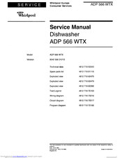 Whirlpool ADP 566 WTX Service Manual