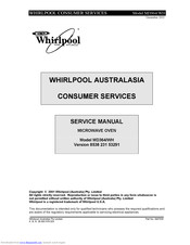 Whirlpool MD364/WH Service Manual