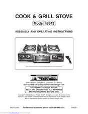 Harbor Freight Tools 43343 Assembly And Operating Instructions Manual