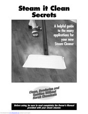 Shark Steam cleaner Manual
