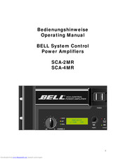 Bell SCA-4MR Operating Manual