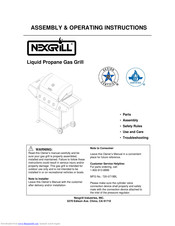 Nexgrill 720-0719BL Assembly & Operating Instructions