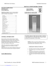Heat Controller MGD75-E5A Installation Instructions Manual