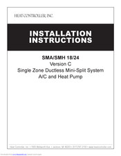 Heat Controller SMA 24 Installation Instructions Manual