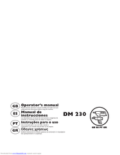 Husqvarna DM 230 Operator's Manual