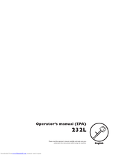 Husqvarna 232L Operator's Manual