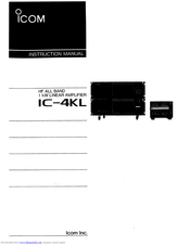 Icom IC-4KL Instruction Manual