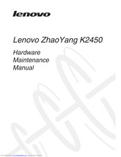 Lenovo ZhaoYang K2450 Maintenance Manual