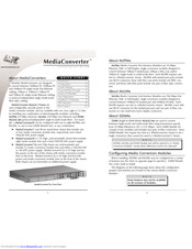 Imc Networks MediaConverter Installation Manual
