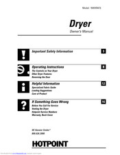Hotpoint NWXR473 Owner's Manual
