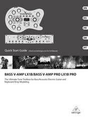 Behringer Bass V Amp Lx1b Pro Manuals Manualslib