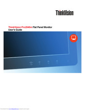 Lenovo ThinkVision Pro2840m User Manual
