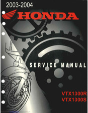 Honda VTX1300S Service Manual