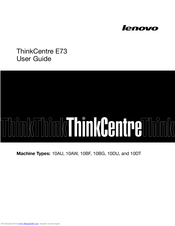 Lenovo ThinkCentre E73 User Manual