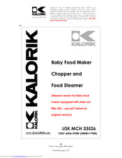 Kalorik USK MCH 33526 User Manual
