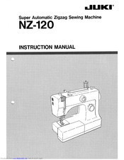 JUKI NZ-120 Instruction Manual
