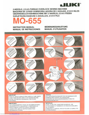 JUKI MO-655 Instruction Manual