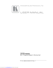 Kramer VP-81SIDN User Manual