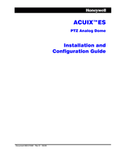 Honeywell ACUIX ES Installation And Configuration Manual