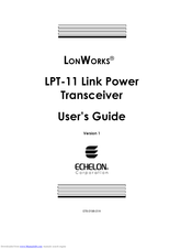 Echelon LonWorks LPT-11 User Manual