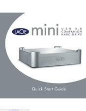 Lacie mini usb companion hard drive Quick Start Manual