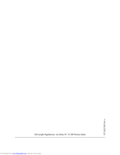 Delonghi ECAM22.36X Manuals | ManualsLib