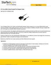 StarTech.com ICUSB2321284 Spec Sheet
