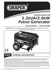Draper PG25W Instructions Manual