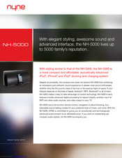 Nyne Home Audio NH-5000 Specification