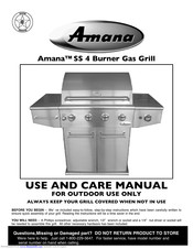 Amana SS 4 Use And Care Manual