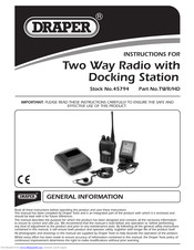 Draper TWR/HD Instructions Manual