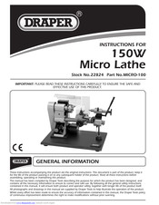 Draper Micro-100 Instructions Manual