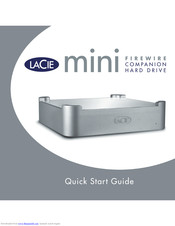 Lacie Mini Firewire Companion Hard Drive Quick Start Manual