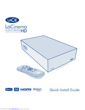 Lacie LaCinema Classic cLASSIC BRIDGE HD Quick Install Manual