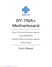 SOYO SY-7ISA+ Owner's Manual