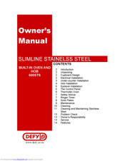 Defy 600STS Owner's Manual