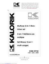 Kalorik CMM 39732 Operating Instructions Manual